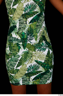 Luna Corazon dressed green patterned dress hips 0001.jpg